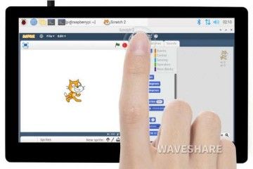 lcd WAVESHARE 5inch Capacitive Touch AMOLED Display, 960×544, HDMI, Optical Bonding Toughened Glass Cover, Waveshare 19299