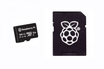 sd kartice RASPBERRY PI RASPBERRY PI MICRO SD CARD 64GB AND ADAPTER, KIT 78